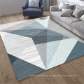 Tapis résistant au tapis de tapis intérieur Tapis à plancher en diamant treillis gris et blanc